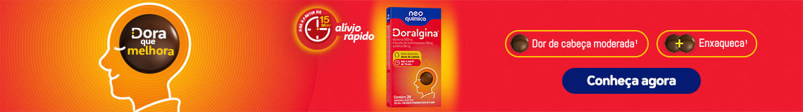 Doralgina. Dora que melhora.