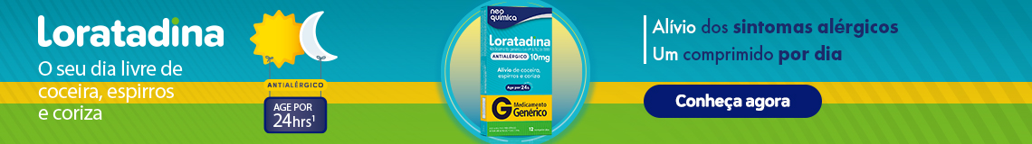 Loratadina, o seu dia livre de coceira, espirros e coriza