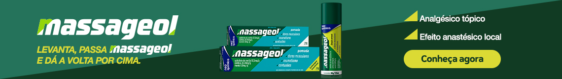 Levanta, passa Massageol e dá a volta por cima.