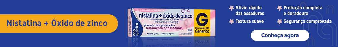 Nistatina + Óxido de zinco