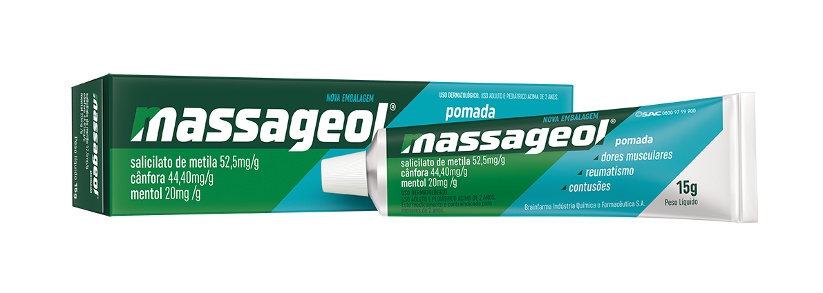 Foto da embalagem do produto Massageol